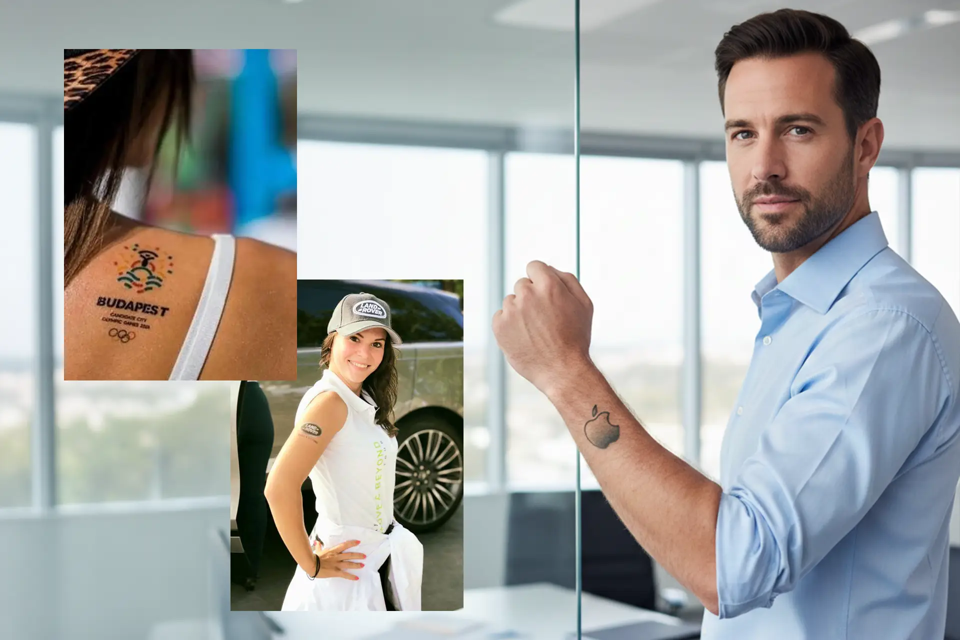 Céges ideiglenes tetoválás